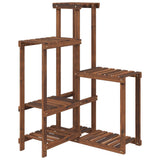 Flower Stand 62.5x61.5x101.5 cm Solid Wood Fir 362883