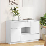 Sideboard with Drawer White 100 x 30 x 65.6 Engineered Wood 888787