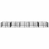 Outdoor Dog Kennel Steel 18,77 m 3124667