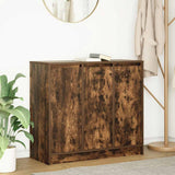 Sideboard Smoked Oak 85x34x76 cm Engineered Wood 861629