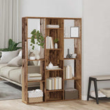 Room Divider/Book Cabinet Old Wood 100x24x140 cm Engineered Wood 855842