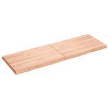 Table Top Light Brown 120x40xcm Treated Solid Wood Live Edge 363956