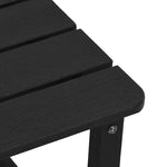 Garden Rocking Chair 3 pcs Black 38 x 38 x 46cm Plastic 3335816
