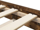 Bed Frame Smoked Oak 80 x 200 cm Engineered Wood 8009047
