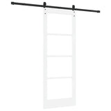 Sliding Door Manual ORKDAL White 78 x 202 cm Wood and metal 3332468