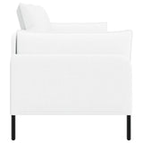 2-Seater Sofa White 188 x 81 x 89 cm Fabric 42048609