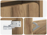 Wall-Mounted Shoe Cabinet ZWOLLE 71 x 17 x 86 cm Artisan Oak 896424