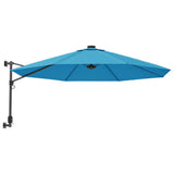 Wall-mounted Parasol Sea Blue 290 cm 362890
