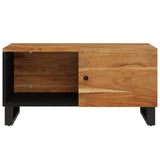 Coffee Table 80x50x40 cm Solid Wood Acacia&Engineered Wood 350633