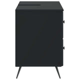 Bathroom Sink Cabinet BREDA Black 82 x 41x 59 cm 897456