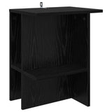 Coffee Table 2 pcs Black Oak 40 x 30 x 49 cm Engineered Wood 8001066