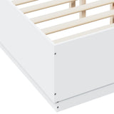 Bed Frame without Mattress White 120x190 cm Small Double 3209744