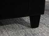PU Leather Storage Ottoman Bench Storage Chest Tufted Ottoman Cube w/ Flipping Top 92L x 40W x 40H T3398P328175