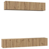 TV Cabinet Set 5 pcs Artisan Oak Engineered Wood 3393407