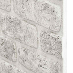 3D Wall Panels with Light Grey Brick Design 10 pcs EPS 147199