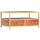Coffee Table 90x50x40 cm Solid Acacia Wood 286187