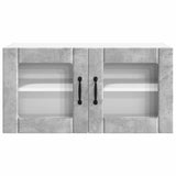 Wall Glass Cabinet PORTO Concrete Grey 80 x 31 x 40 cm 885298