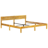 Bed Frame without Mattress Solid Mango Wood 200 cm 288434