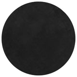 Rug HUARTE Short Pile Soft and Washable Black 200 cm 375126