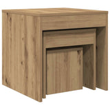 Nesting Tables 3 pcs Artisan Oak Engineered Wood 856687