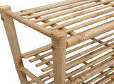 Shoe Rack with Shelf Natural 88 x 27 x 80 cm Bamboo 42028238
