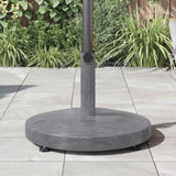 Outdoor Umbrella Base Dark grey wood look 48 x 48 x 32 cm 42010010