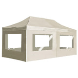 Professional Folding Party Tent with Walls Aluminium 6x3 m Cream 45506