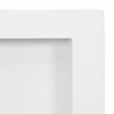 Shower Niche with 2 Compartments High Gloss White 41x69x9 cm 151398