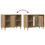 Bathroom Cabinet Artisian Oak 80x33x60 cm Engineered Wood 857134