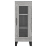 Highboard Grey Sonoma 34.5x34x180 cm Engineered Wood 3199455