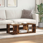 ZNTS Coffee Table Smoked Oak 89.5x48x30 cm Engineered Wood 848154