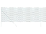 Chain Link Fence 25 x 0.6 m Steel Green 42004791