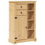 2 Piece Bathroom Furniture Set Corona Solid Wood Pine 3334635
