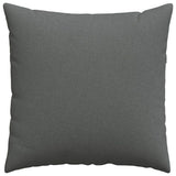 Sofa Pillows 2 pcs Dark Grey 80 x 80 cm Fabric 42014041