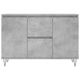 Sideboard Concrete Grey 101.5x35x70 cm Engineered Wood 827208