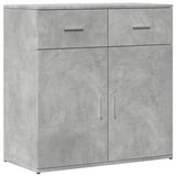 Sideboards 2 pcs Concrete Grey 79x38x80 cm Engineered Wood 3276619
