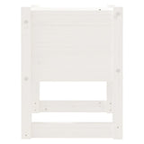 Planters 2 pcs White 40x40x52.5 cm Solid Wood Pine 822110
