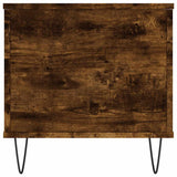 Coffee Table Smoked Oak 90x44.5x45 cm Engineered Wood 830977