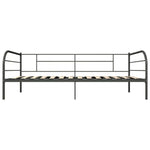 ZNTS 284674 DayBed Frame without Mattress Grey Metal 90x200 cm