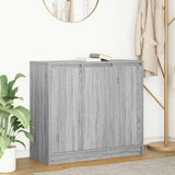 Sideboard Grey Sonoma 85x34x76 cm Engineered Wood 861630