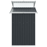 Garden Shed Anthracite 270x130x208.5 cm Galvanised Steel 316244
