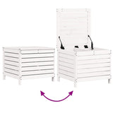 5 Piece Garden Sofa Set White Solid Wood Pine 3250489