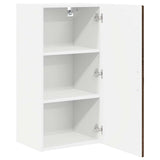 Wall Cabinet PORTO Brown Oak 40 x 31 x 80 cm Engineered Wood 885382