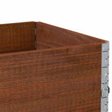 Pallet Collars 3 pcs Brown 80x60 cm Solid Wood Pine 3295365