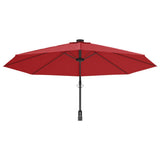 Wall-mounted Parasol Bright Red 290 cm 362891