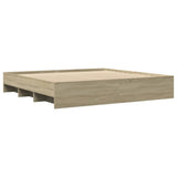 Bed Frame Sonoma Oak Engineered wood, Plywood 180x200 cm Super King 3295634