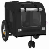 Pet Bike Trailer Black 125 x 53 x 54 cm Oxford fabric and iron 93849