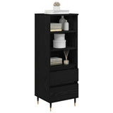 Highboard Black Oak 40 x 36 x 110 cm Engineered Wood 882734