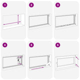 Tilt & Turn Basement Window RISOR 110 x 70 cm PVC and Glass 42047300
