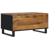 Coffee Table 80x50x40 cm Solid Wood Mango&Engineered Wood 350635